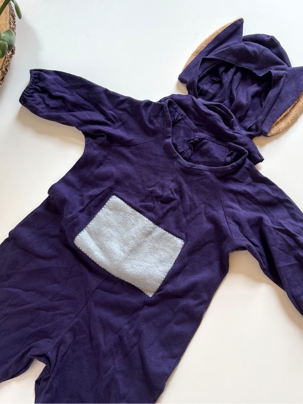 Vintage Kids Tinky Winky Teletubbies Purple Two-Piece Costume